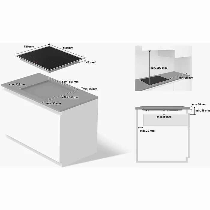 Plīts virsmas Samsung NZ64B5046JK/U2